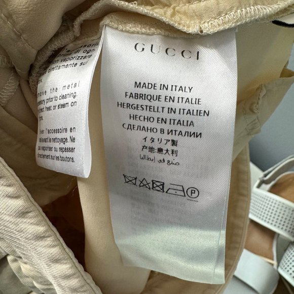 GUCCI cream trousers size 38 or US 0/2 - Picture 9 of 12